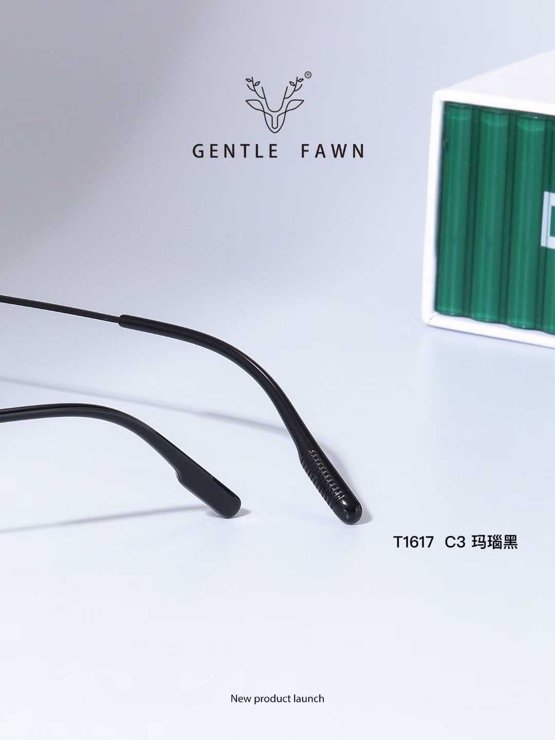 Gental Fawn T1617 Titanium Eyewear - Modern Elegance and Comfort