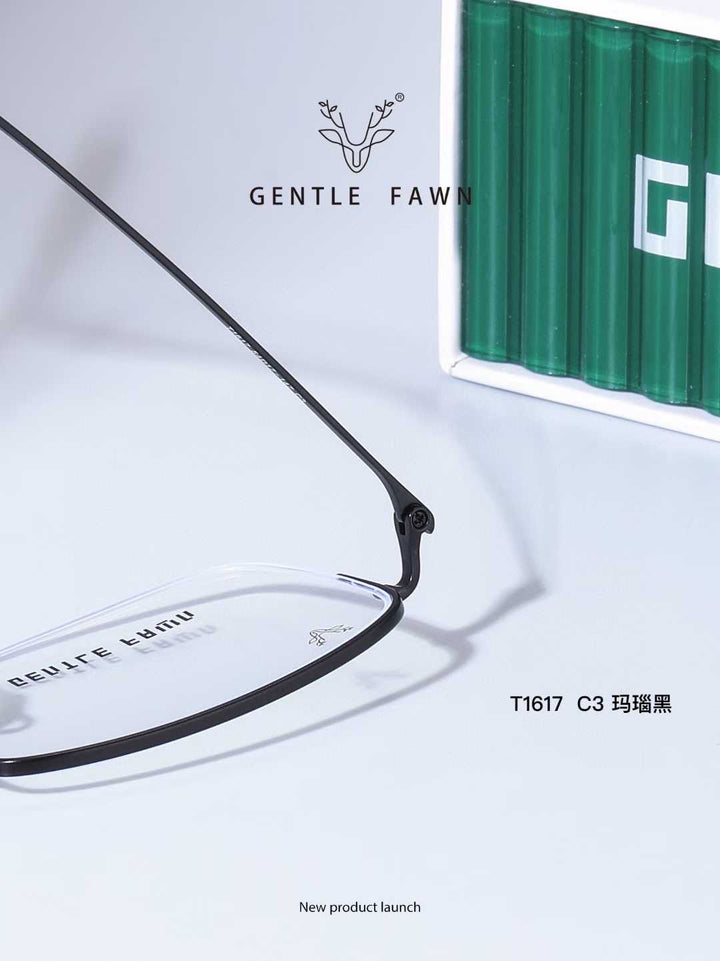 Gental Fawn T1617 Titanium Eyewear - Modern Elegance and Comfort