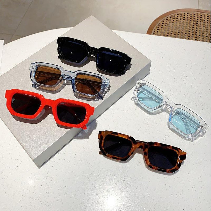 Bold Retro Square Sunglasses - Stylish and Vibrant Shades