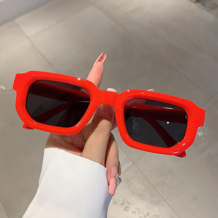 Bold Retro Square Sunglasses - Stylish and Vibrant Shades